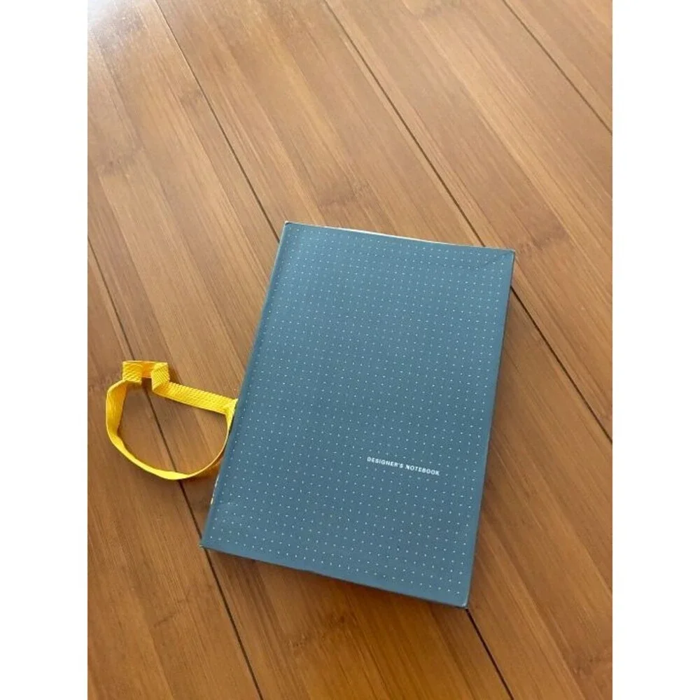 Chronicle Books Designer's Notebook with Yellow Ribbon Bookmark NEW
